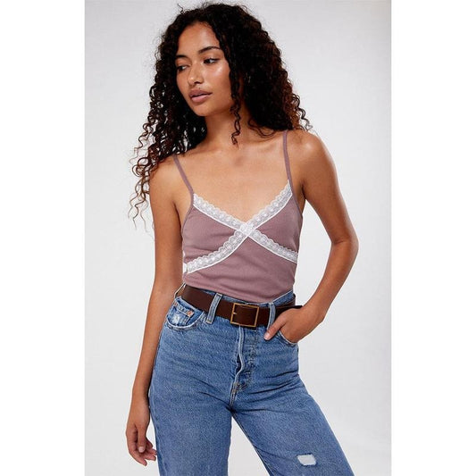 Daisy Street Women's Ribbed Cami Top