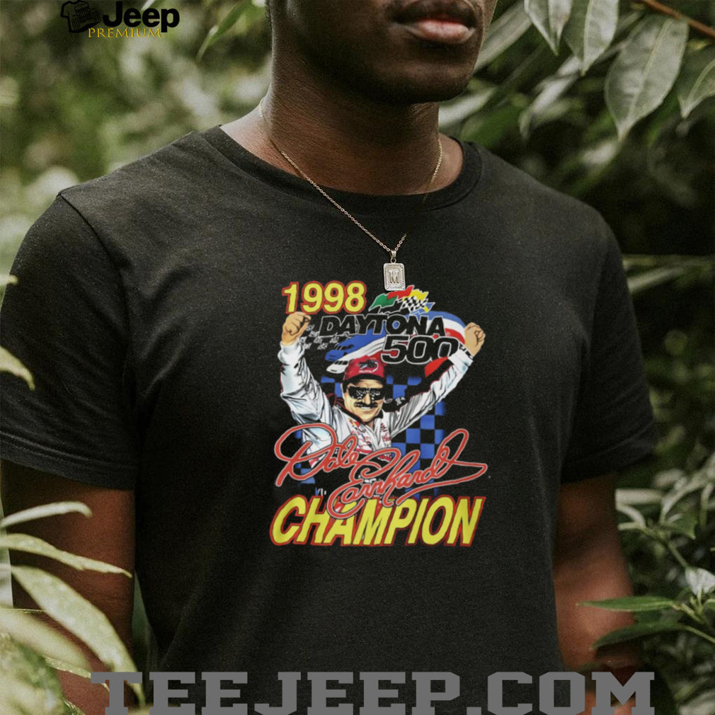 Dale Earnhardt 1998 Daytona 500 Champion Vintage Racing T Shirt