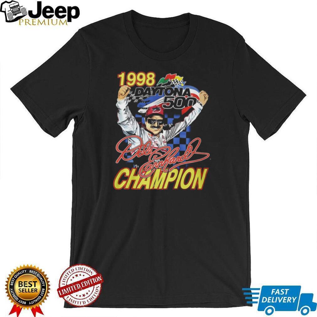 Dale Earnhardt 1998 Daytona 500 Champion Vintage Racing T Shirt