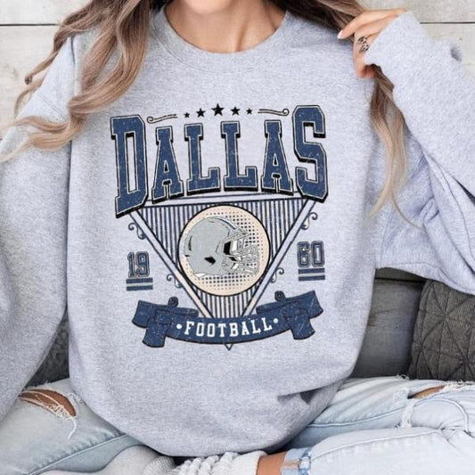 Dallas American Football Team Est 1960 Shirt, Fan Football Shirt Unisex Sweatshirt Youth Sweatshirt