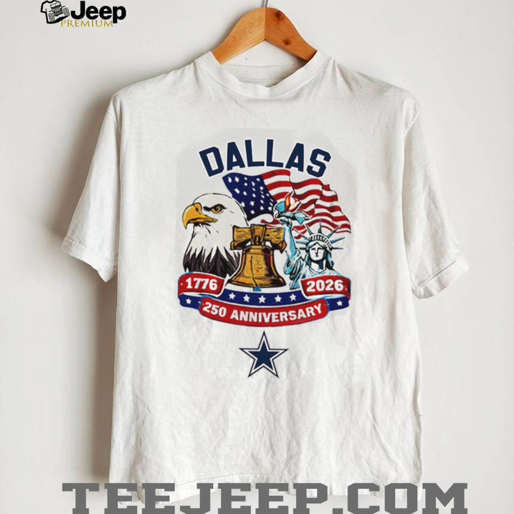 Dallas Cowboys 250th Anniversary American Independence 1776 2026 Custom Jersey T Shirt