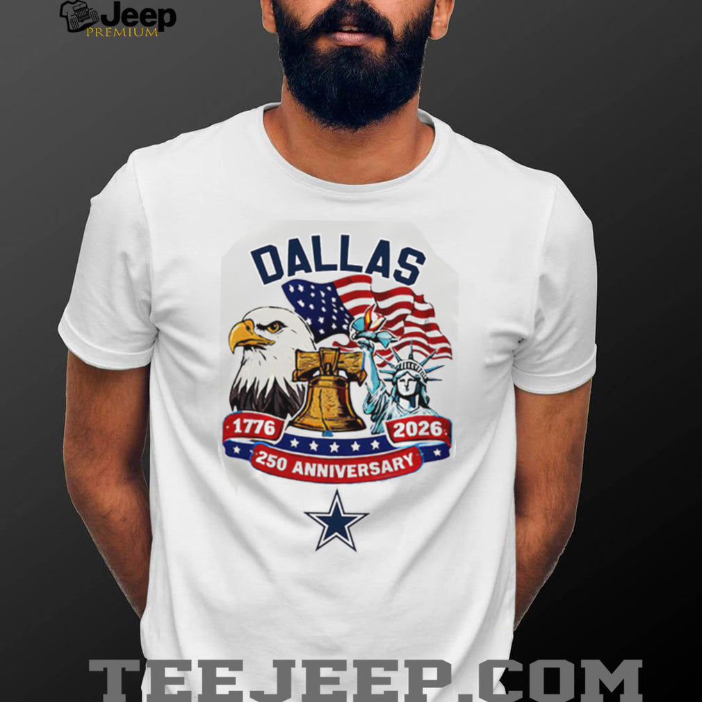 Dallas Cowboys 250th Anniversary American Independence 1776 2026 Custom Jersey T Shirt
