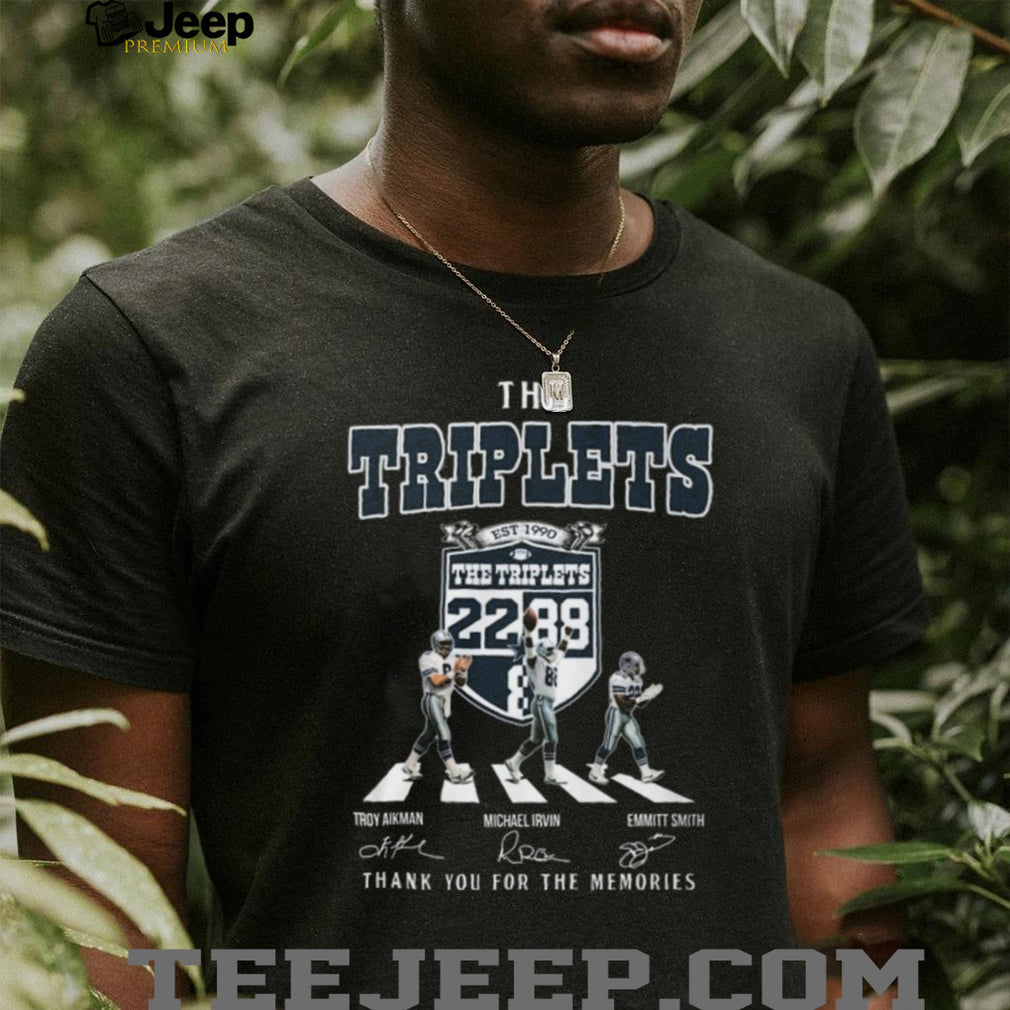 Dallas Cowboys The Triplets Troy Aikman Michael Irvin Emmitt Smith Shirt