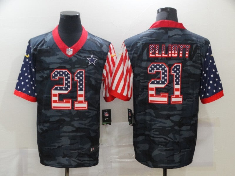 Dallas Cowboys #21 Ezekiel Elliott 838 Style 1