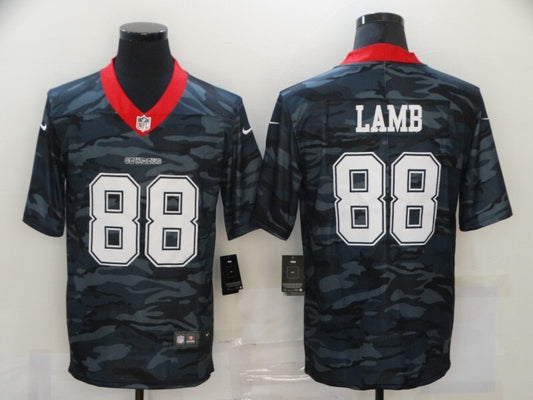 Dallas Cowboys #88 CeeDee Lamb 20 Camo Adult 788