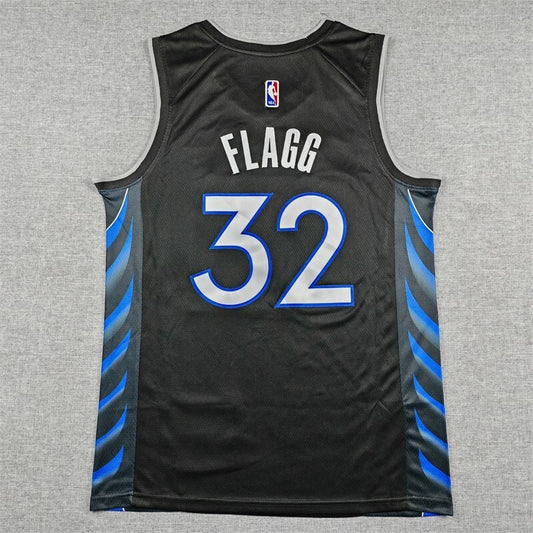 Dallas Mavericks #32 Cooper Flagg 26 Mavericks 32 Black City Edition Style 3