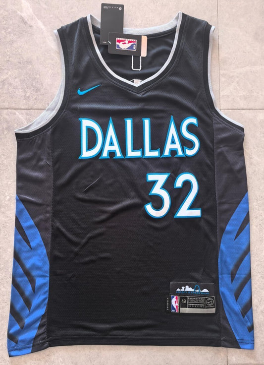 Dallas Mavericks #32 Cooper Flagg Mavericks 32# City Edition Black Jersey Style 2