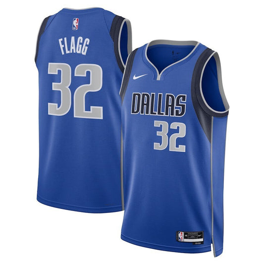 Dallas Mavericks #32 Cooper Flagg Unisex 2025 NBA Draft First Round Pick Swingman Jersey - Icon Edition - Blue