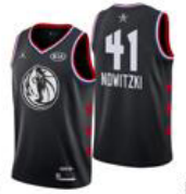 Dallas Mavericks #41 Dirk Nowitzki 19 All-Star Mavericks 41 Black