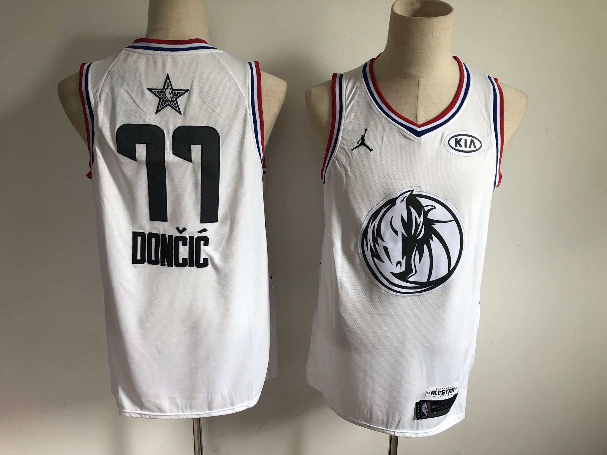 Dallas Mavericks #77 Luka Doncic 77 White All-Star 19