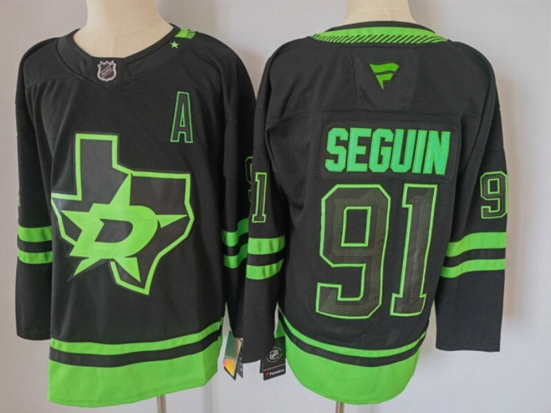 Dallas Stars #91 Tyler Seguin Stars Style 1