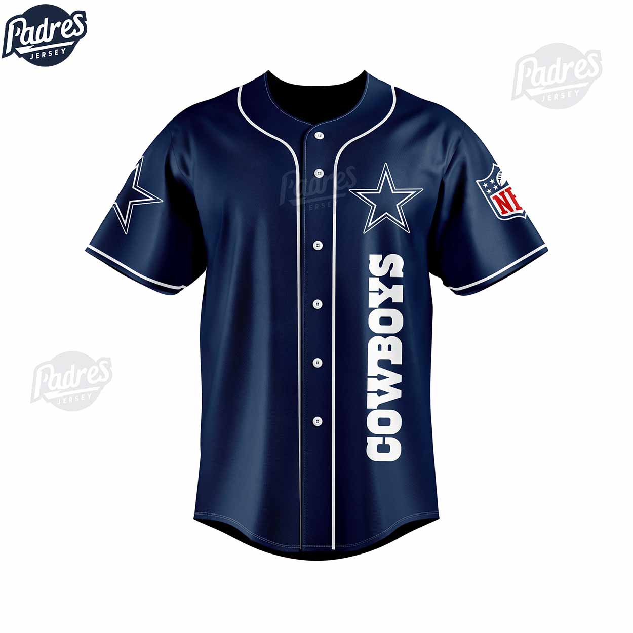 Damn Right Dallas Cowboys Baseball Jersey Outfit - Padres Jersey Oasis: Elevate Your Baseball Style Game... (Image 2)