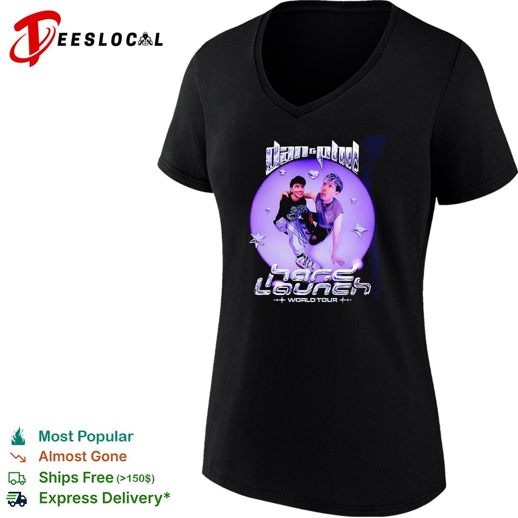 Dan and Phil The Hard Launch World Tour 2026 2027 shirt