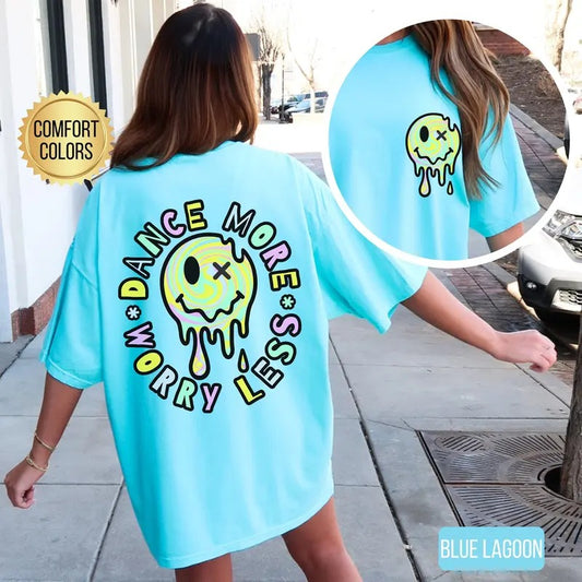Dance More Worry Less Shirt s Dance Mom Shirt Dance Teacher Gifts Dance Lover Shirt Ballet Shirt Dancer Gift Dancing Tee