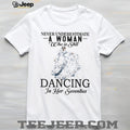 Dancing In Her Seventies Elegant Vintage Woman T Shirt