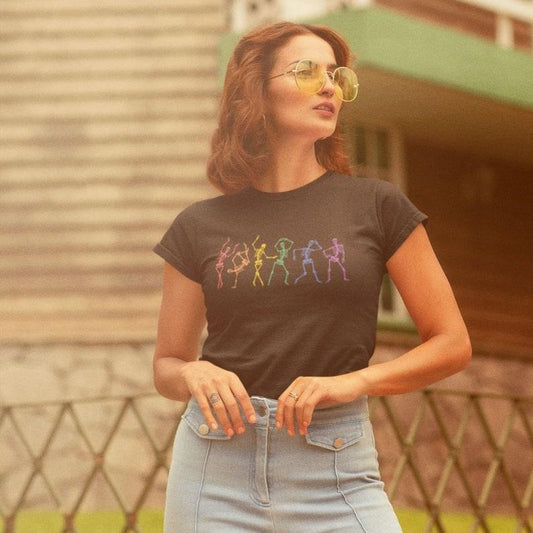 Dancing Skeleton Pride Shirt, Pride Party Shirt, LGBTQ Shirt, Gay Pride Tee, Rainbow Gay Halloween Tee, Gay Skeleton, Pride Month Shirt  T-shirt, sweater and Hoodie