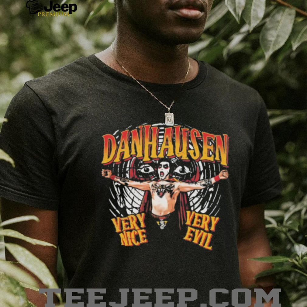 Danhausen Very Nice Very Evil Pro Wrestling Fan Black T Shirt
