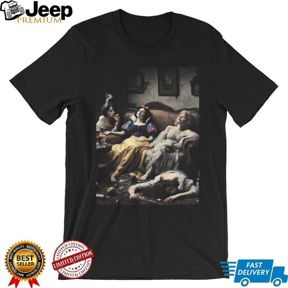 Dark Academia Snow White Fairy Tale Aesthetic Vintage Art T Shirt