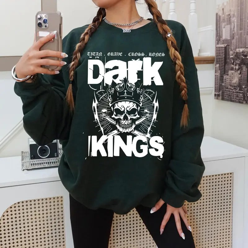 Dark Kings T-Shirt, Dark Kingdom Sweatshirt, Shantel Tessier Merch, Dark Romance Book Hoodie, Smut Gift for Romance Reader, LORDS Series Tee