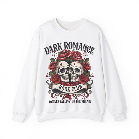 Dark Romance Book Club Sweatshirt, Trendy Literature Hoodie, Romance Book Crewneck, Dark Academia Shirt, Funny Gift for Readers Unisex Soft Comfort Pullover Long Sleeves Graphic Fabric Sweater