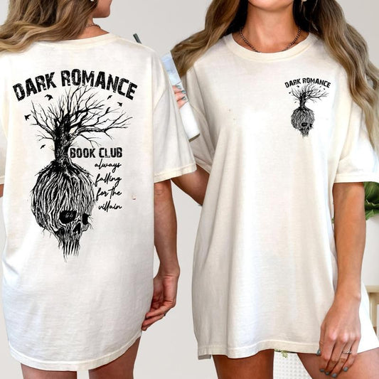 Dark Romance Book Club T-Shirt, Dark Romance Sweatshirt, Romance Reader Hoodie, Booktok Merch, Reading Tee, Book Lover Gifts Sweater