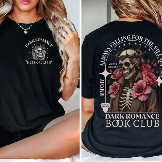 Dark Romance Book Club T-Shirt, Trigger Warnings Hoodie, Book Lover Gift, Romance Reader Sweatshirt, Smut Reader Sweater, Bookish Merch