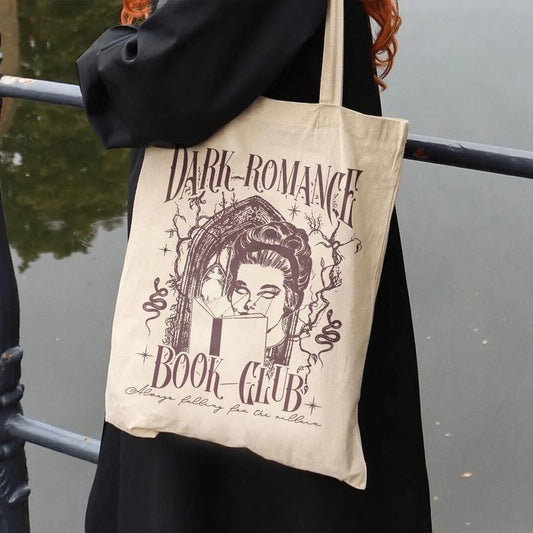 Dark Romance Book Club Tote Bag, Dark Romance Merch, Villain Dark Romance, Dark Romance Smut Bag