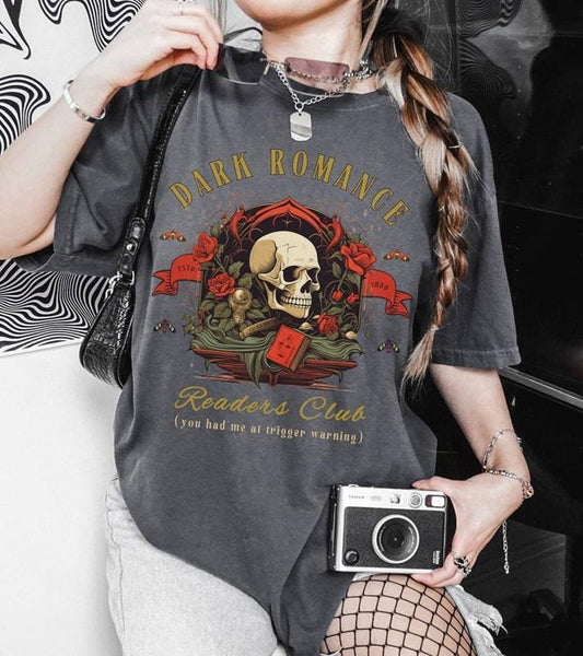 Dark Romance Shirt Romantasy Smut Shirt Bookish Things Id Rather Be Reading In My Villain Era Banned Books Shirt Goth Clothes Gothic Clothes