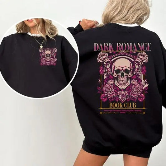 Dark Romance Sweatshirt, Dark Romance Book Club Crewneck, Morally Grey Sweatshirt, Bookish Sweatshirt, Booktok Merch, Bookish Merch