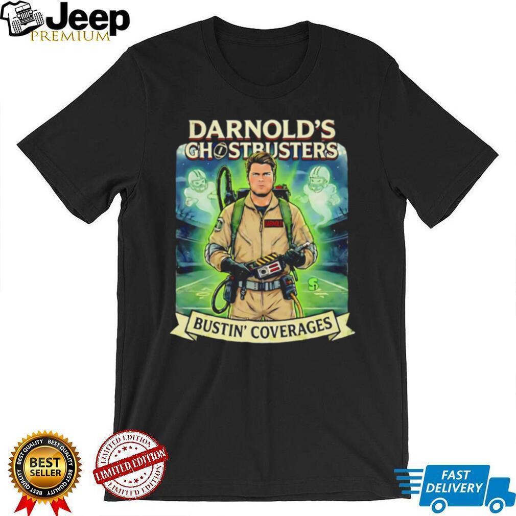 Darnold’s Ghostbusters Bustin’ Coverages Football Parody T Shirt