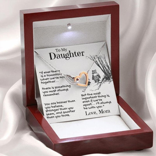Daughter Christmas Gift From Mom, Meaningful Birthday Gift For Daughter, Unique Daughter Necklace From Mother Necklace With Message Card, Gift For Daughter, Necklace Gift, Necklace With Gift Box, Gifts For Birthday Christmas Xmas
