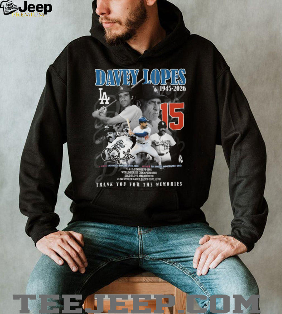 Davey Lopes Dodgers Legend Career Stats & Highlights Fan T Shirt