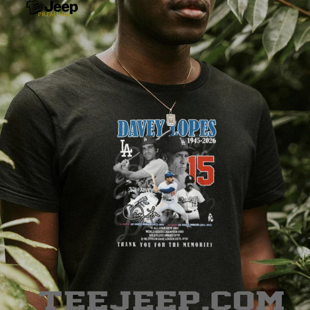 Davey Lopes Dodgers Legend Career Stats & Highlights Fan T Shirt