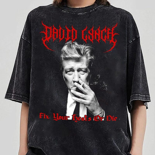 David Lynch Shirt , Twin Peaks, Twin peaks Shirt , Fix Your Heats Or Die Shirtstyle{n002}2