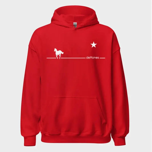 Ddeftones Tour White Ponyy Hoodie, Metal Band, Rock Band Merch, Around The Fur, Unisex Sweater Pullover Tee