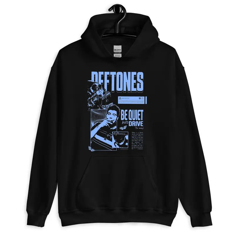 Ddeftones Vintage Inspired Graphic Tee, Retro Nu Metal Band, Tour Merch, Unisex Sweater Pullover Tee