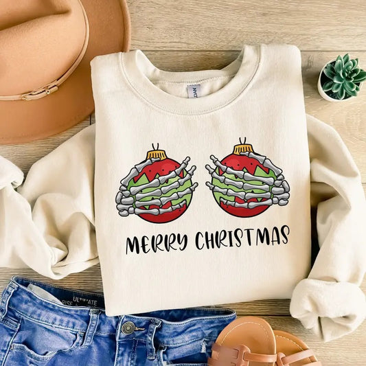 Dead Inside Skeleton Christmas Sweatshirt Sarcastic Christmas Coffee Shirt Merry Christmas Shirt Coffee Lover Christmas Gift Fall Sweaterstyle{n002}2