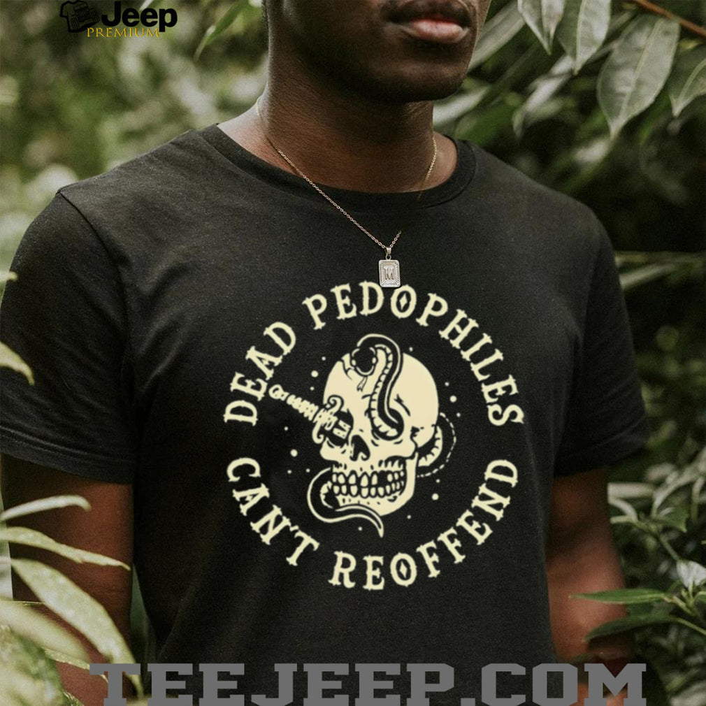 Dead Pedophiles Can’t Reoffend Skull and Snake Graphic T Shirt