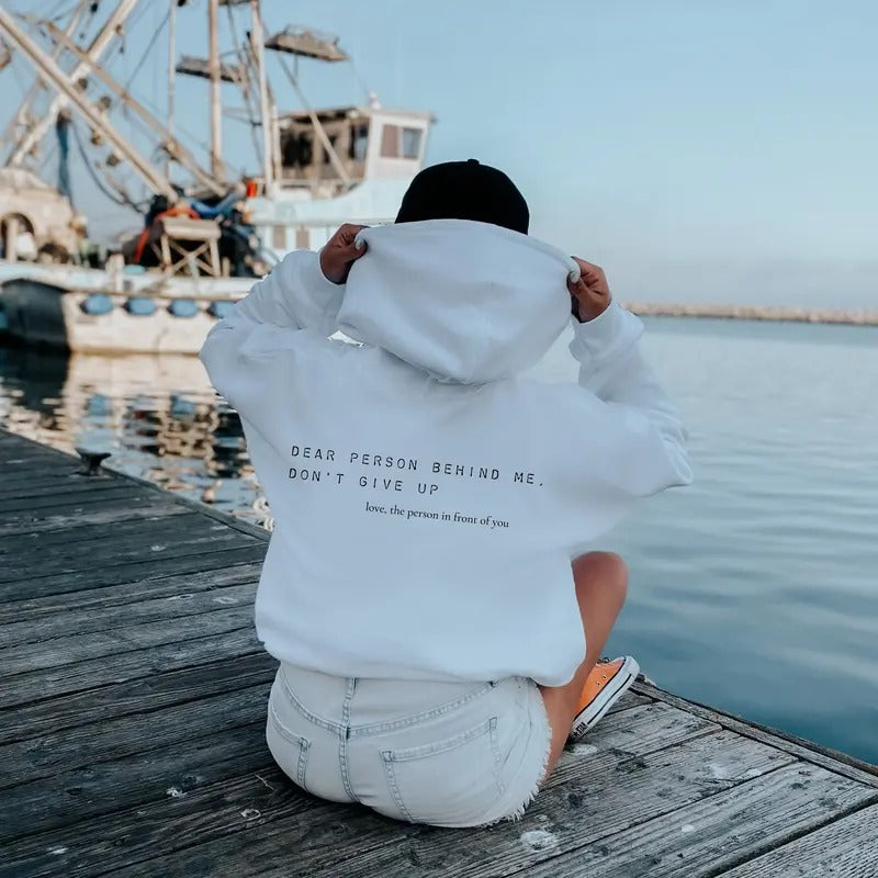 Dear Person Behind Me Hoodie Aesthetic Oversized Sweatshirt Person Behind Me Sweatshirt Aesthetic Be Kind Sweatshirt Mental Health TK43GN