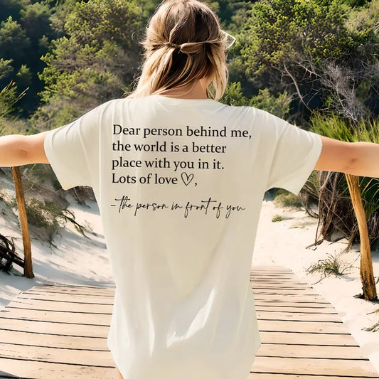 Dear Person Behind Me Shirt, Mental Health Awareness T-Shirt, Mental Health T-Shirt, Mental Health Shirts, Mental Health Quote T-Shirt