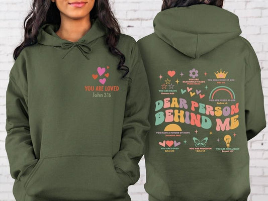 Dear Person Behind Me Sweatshirt, You Matter Sweatshirt, You Are Enough Sweatshirt, Mental Health Matters Sweatshirt, Kindness  T-shirt, sweater and Hoodie