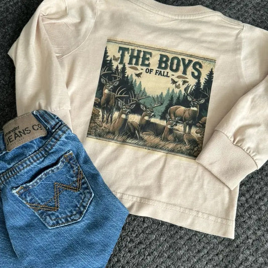 Deer Hunting Long Sleeve Tshirt-The Boys of Fall