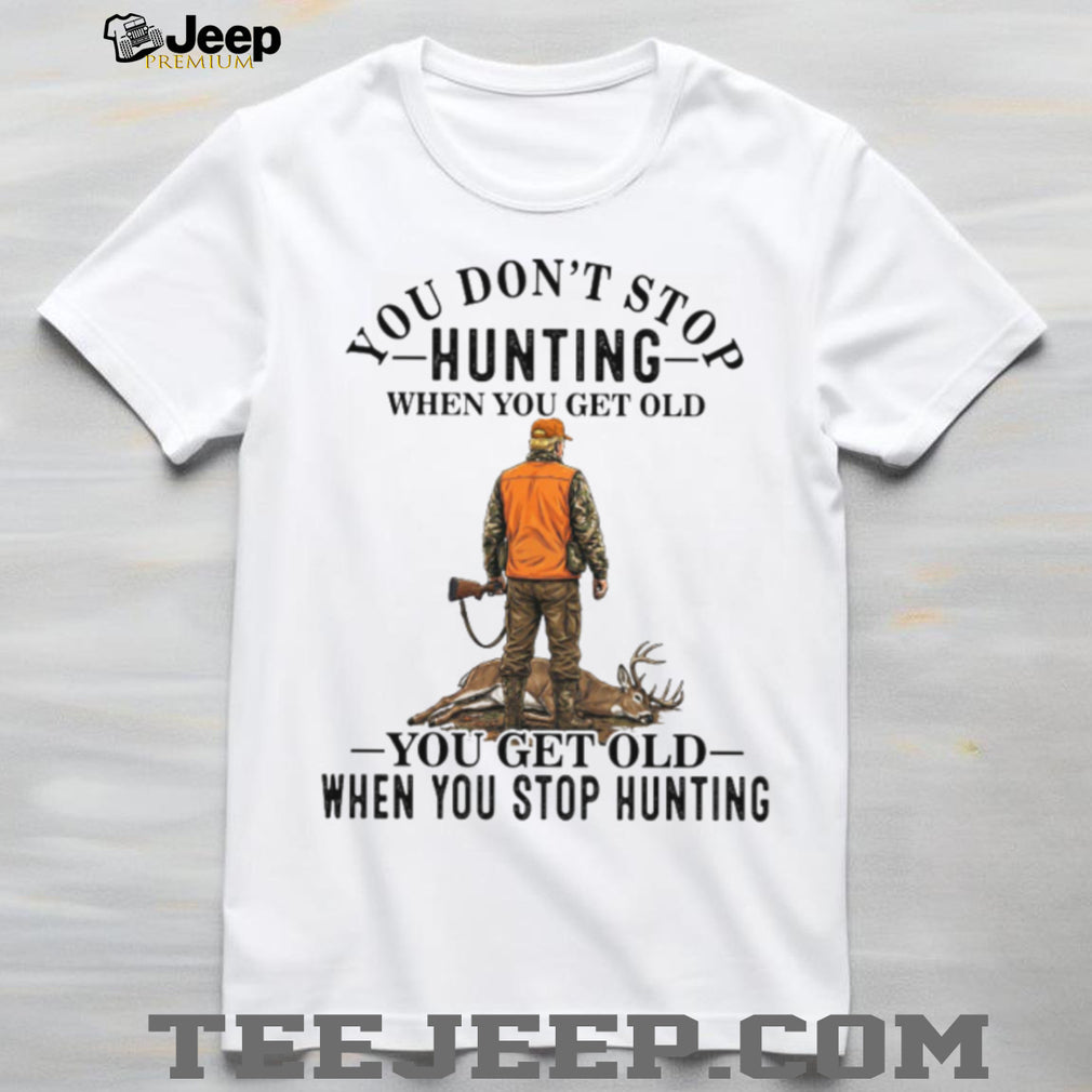 Deer Hunting Old Man Hunter Quote Graphic T Shirt
