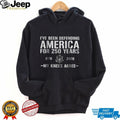 Defending America For 250 Years My Knees Agree Funny Veteran T shirt