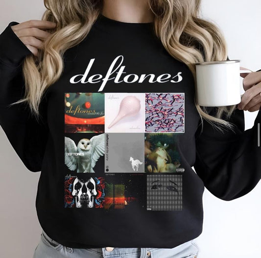 Deftones Album Shirt, Sweatshirt, Adrenaline Cotton shirt, White Pony Tee, Diamond Eye, Deftones Short Sleeve Shirt