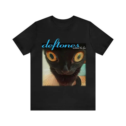 Deftones Around The Fur Cat T-Shirt, Gift For Fan T-Shirt, Unisex Cotton For Men Women Casual Crewneck