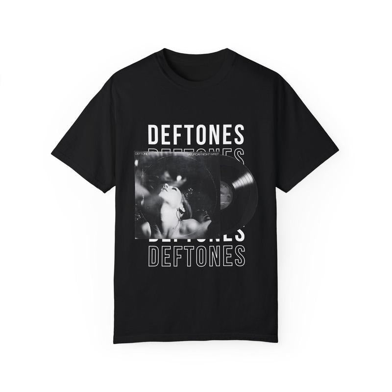 Deftones Shirt, Saturday Night Wrist Album, Unisex Rock Band Tee, Vintage Attire, Concert Merch