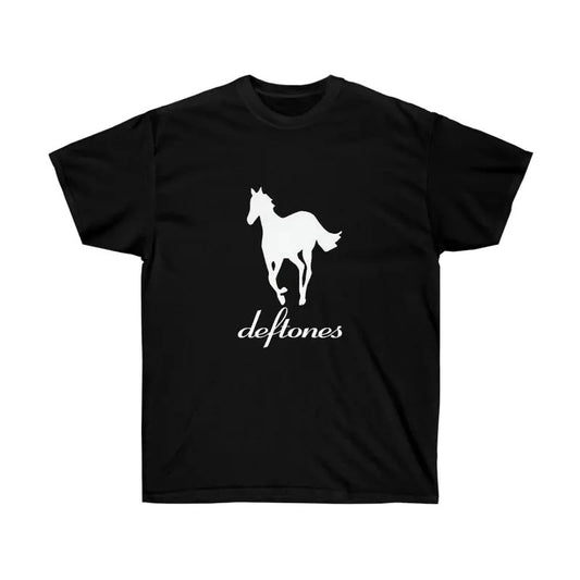 Deftones White Pony Unisex T-shirt Menswear Top Underwear Tshirt Streetwear Man Tropical Crewneck Shortsleeve Round Neck Casual
