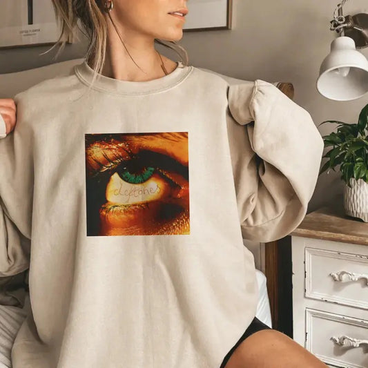 Deftoness Eye Logo Shirt, Rock Band Apparel, Alternative Rock, Unisex Sweater Pullover Tee