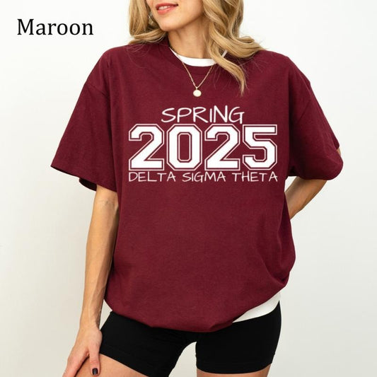 Delta Sigma Theta Spring 2025 Crossing Shirt, Unisex Pledging Momento T-Shirt, Ultra Soft Cotton Tee, Everyday Casual Wear